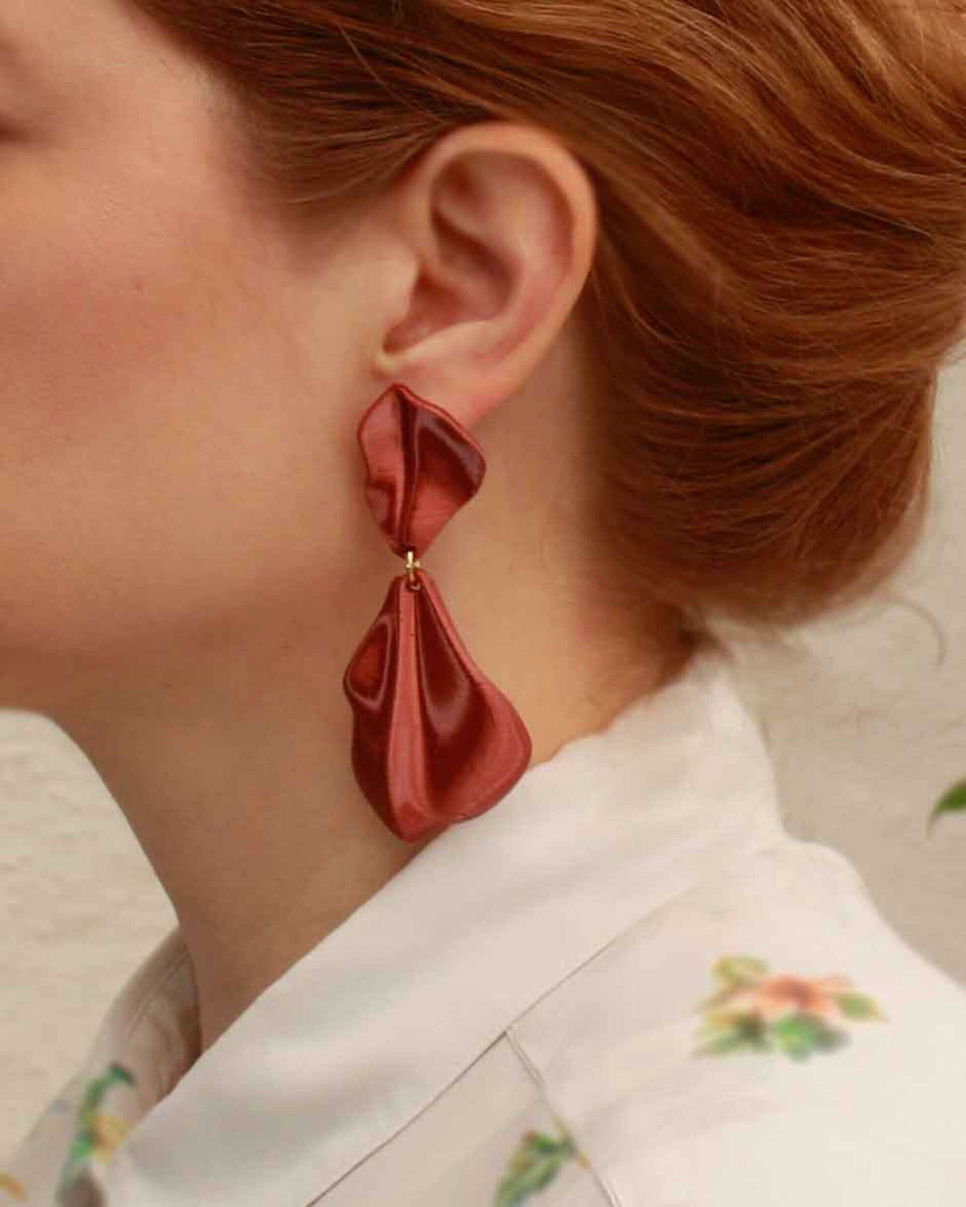 Pendientes Hanabira Cobre - 2