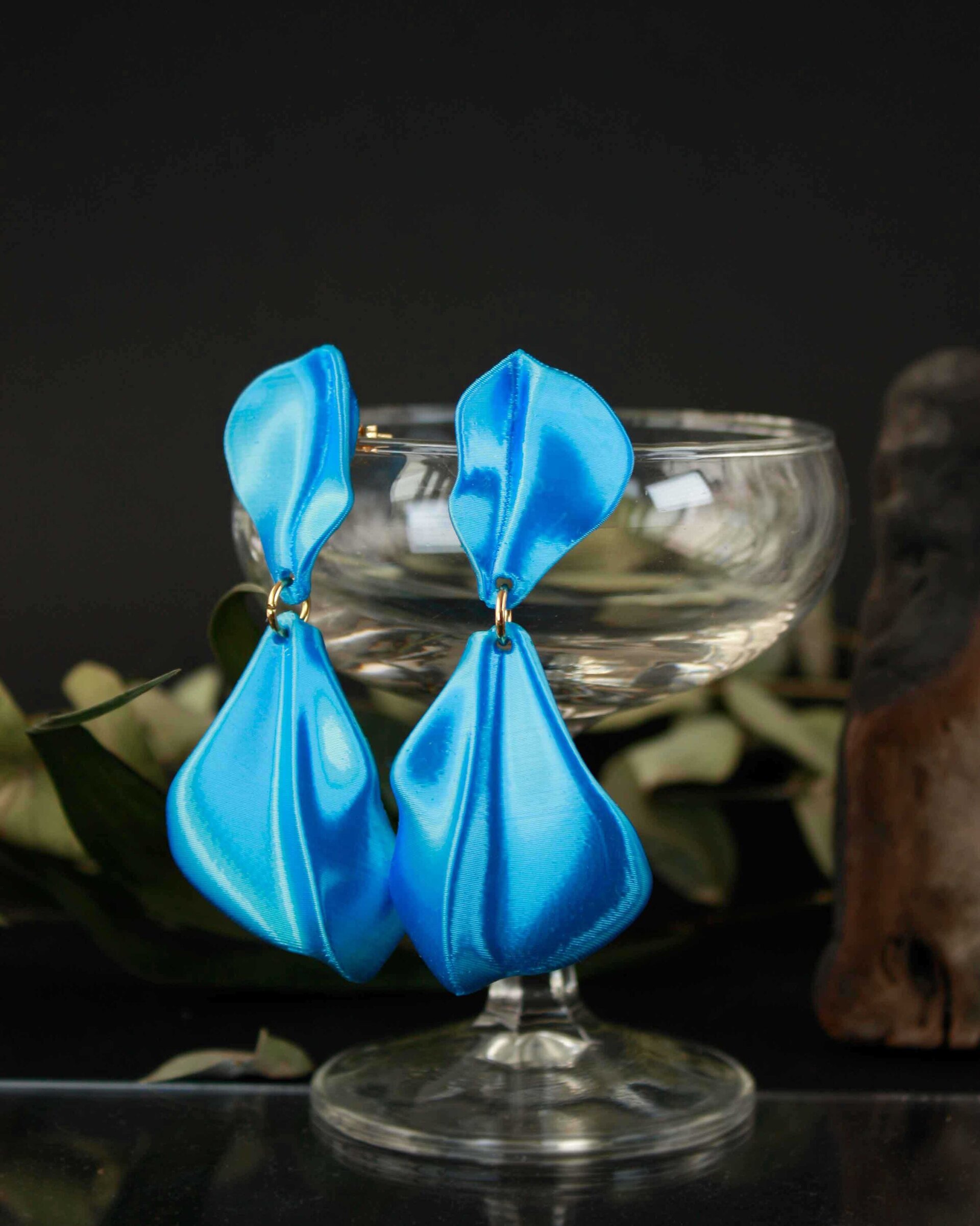 Pendientes Hanabira Cyan - 6