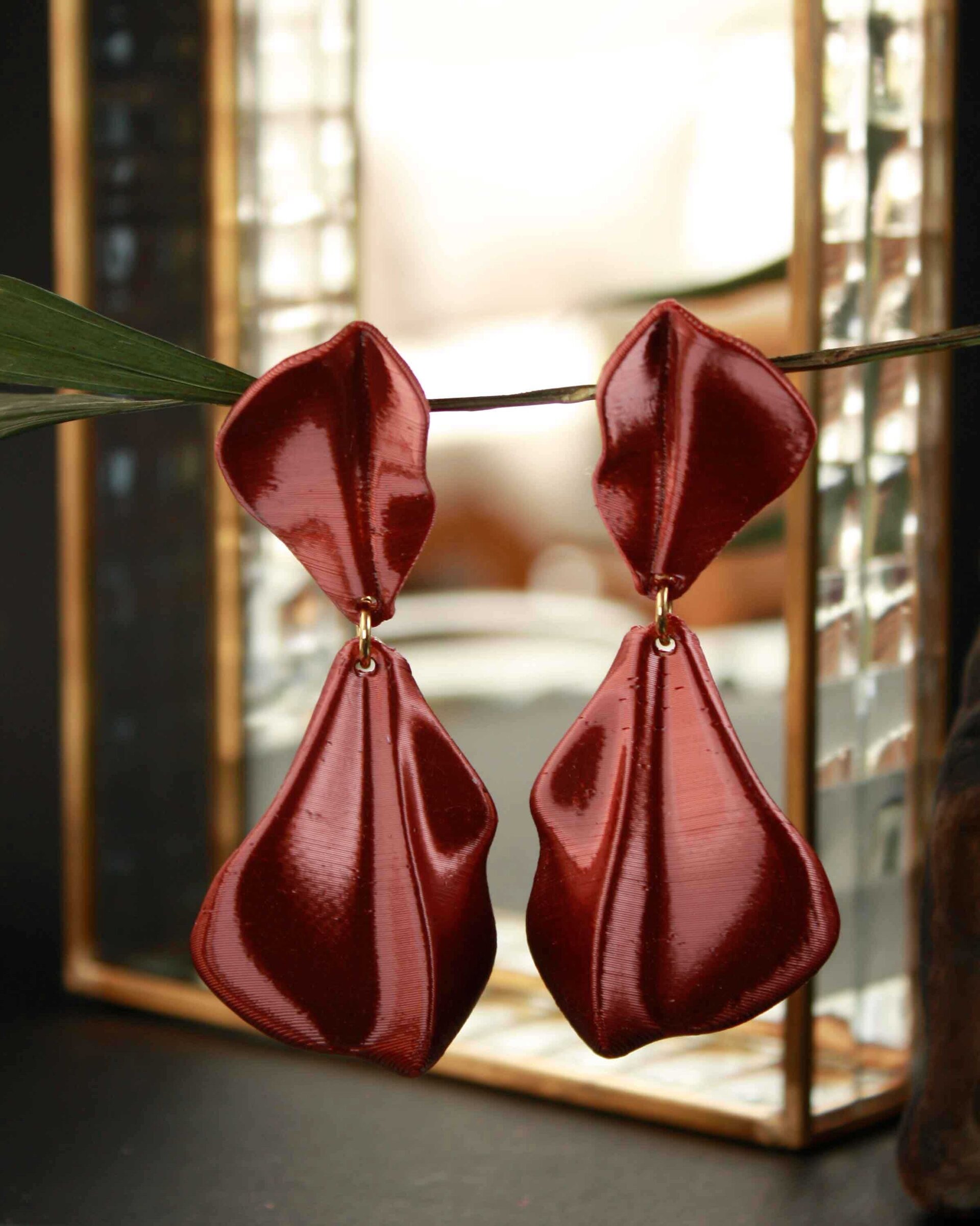 Pendientes Hanabira Cobre - 6