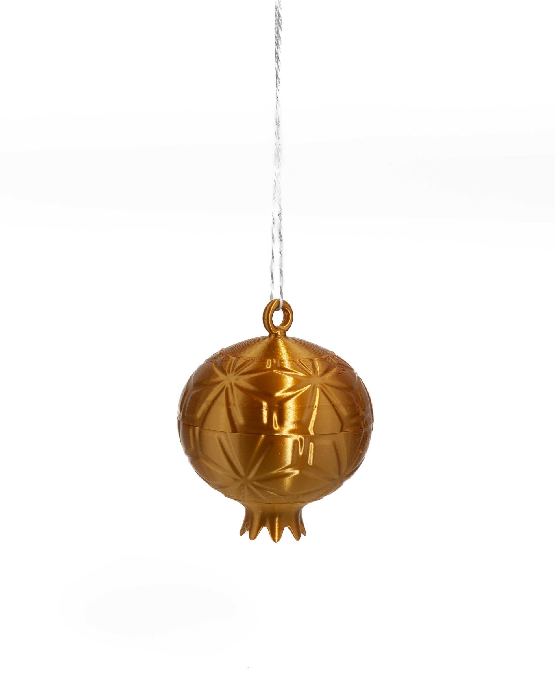 Mangrana Adorno dorado para el árbol. - 7
