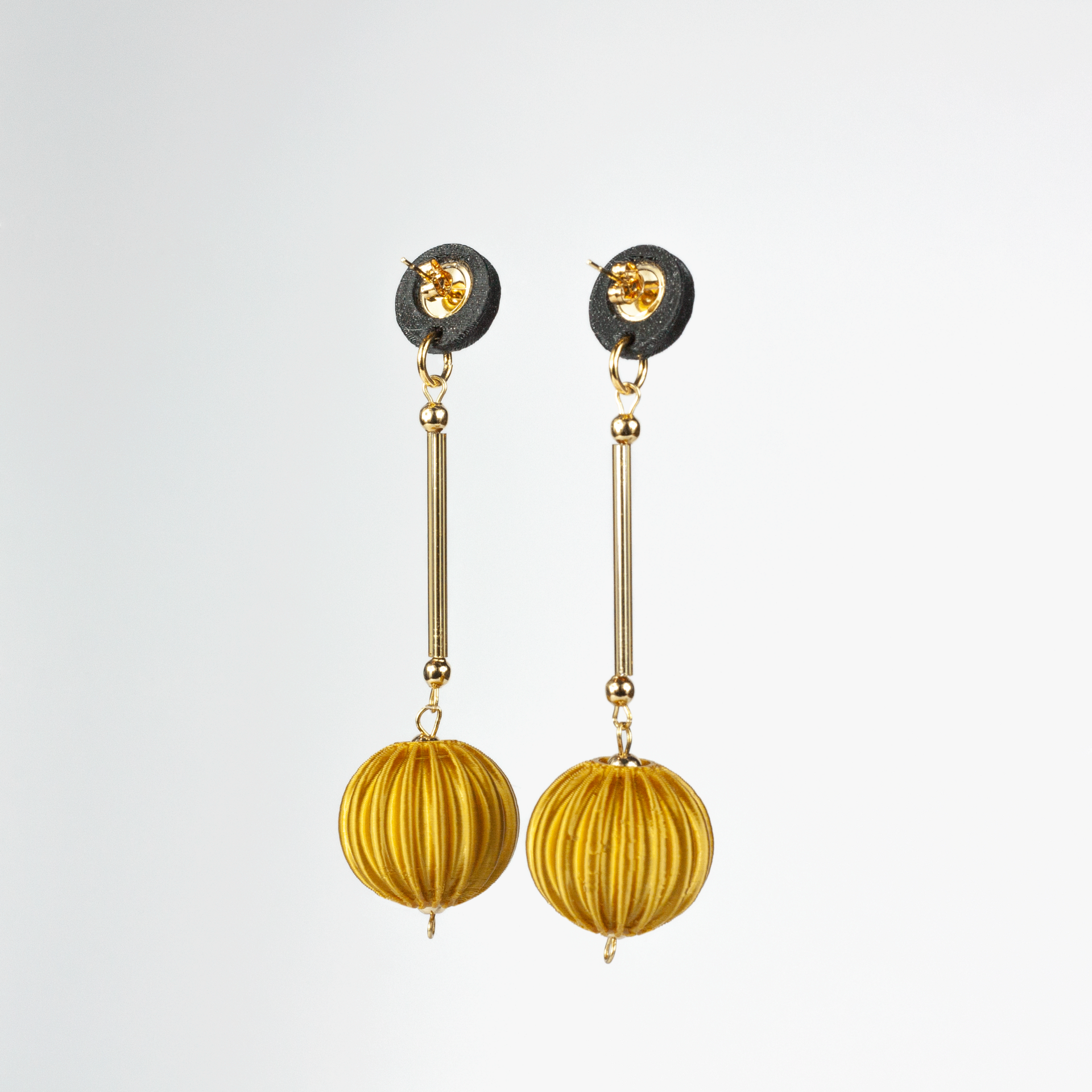 Pendientes Cassid Dorado - 5