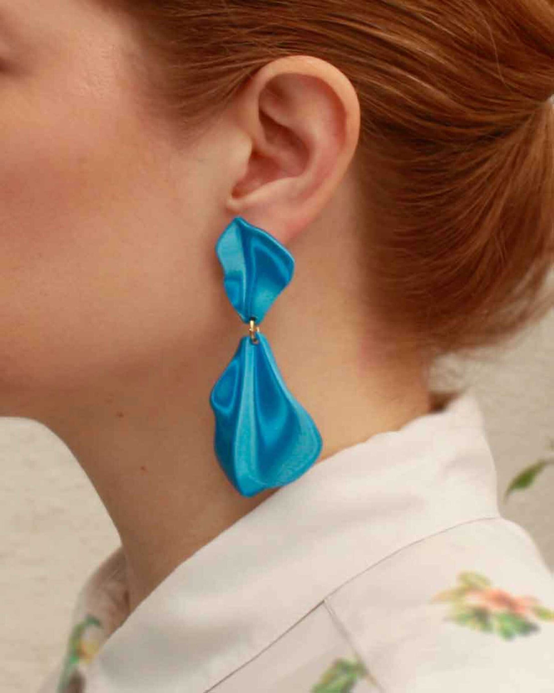 Pendientes Hanabira Cyan - 2