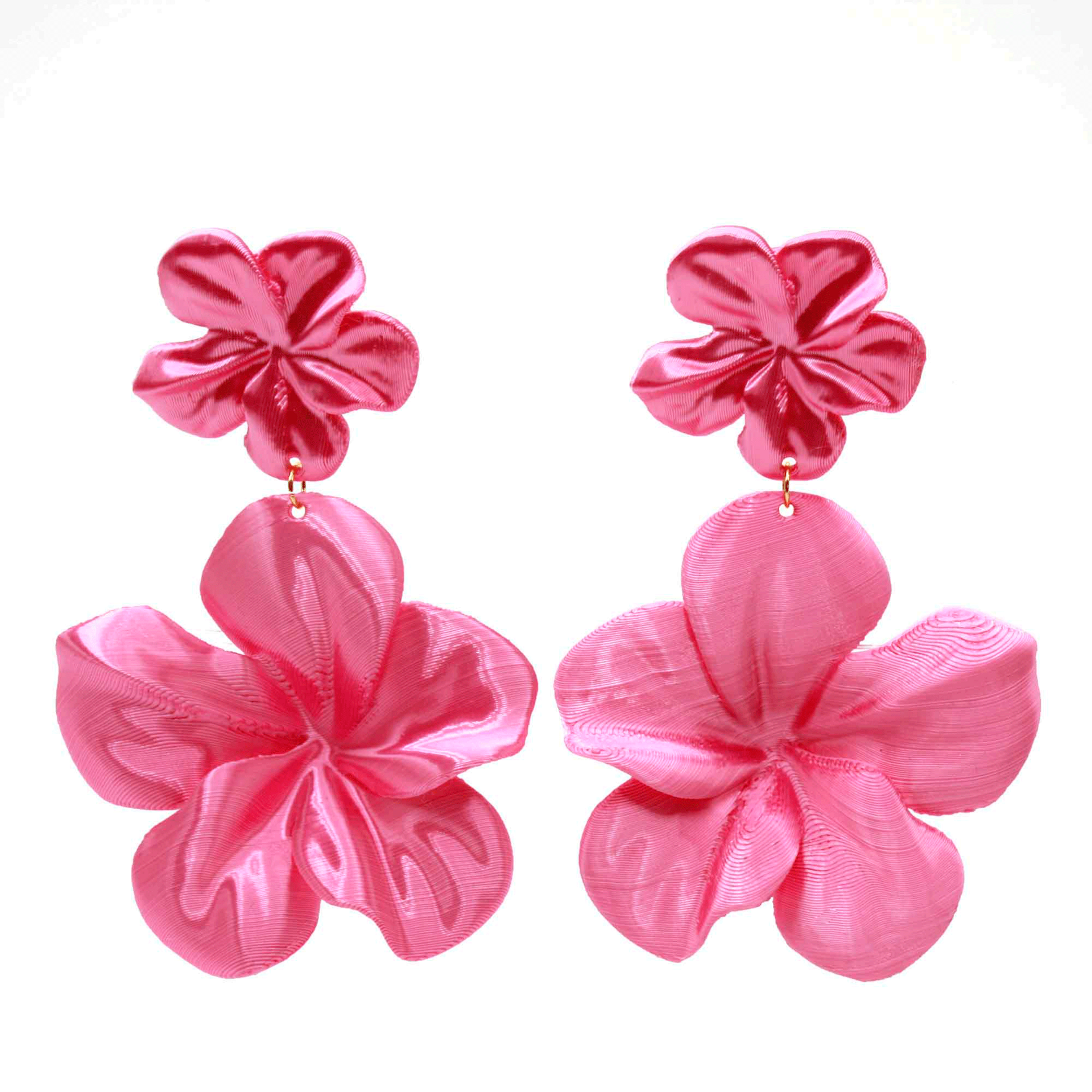 Pendientes Gran Hibis Pink - 2